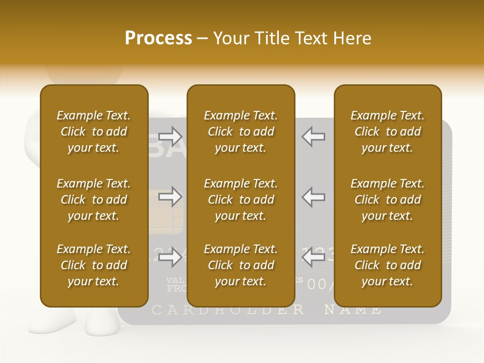 Elderly Caregiver Holding Hands PowerPoint Template