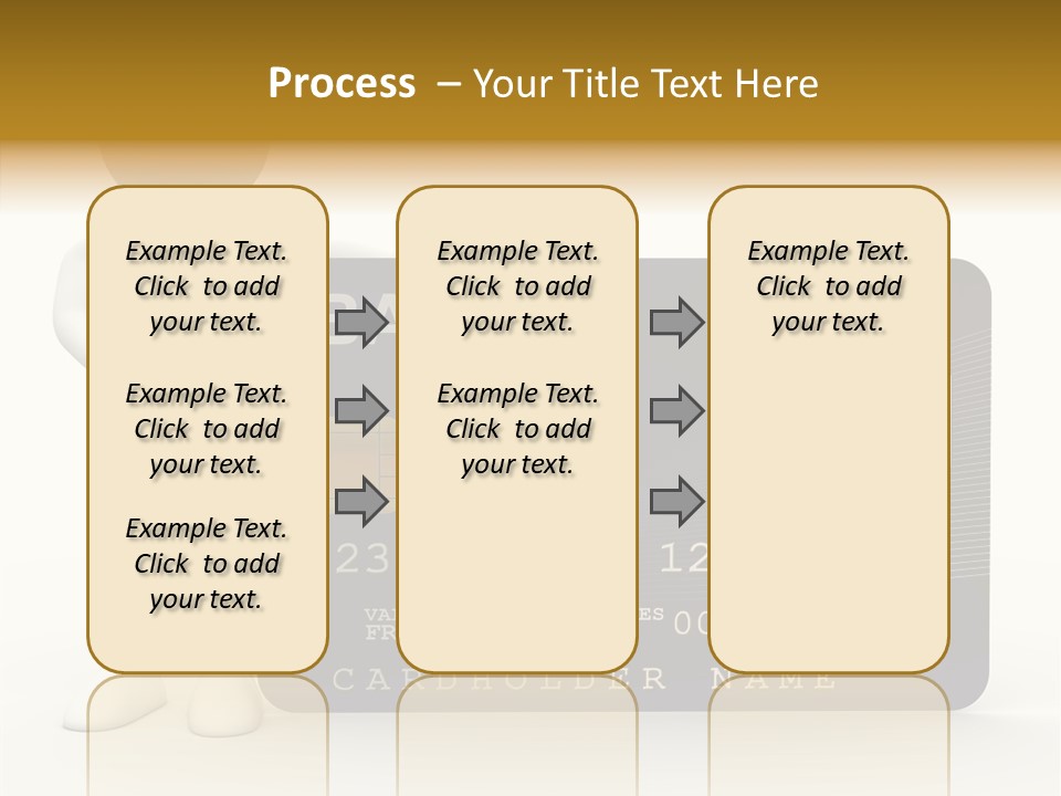 Elderly Caregiver Holding Hands PowerPoint Template