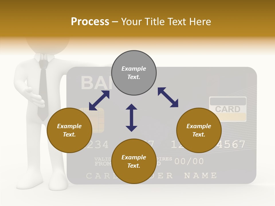 Elderly Caregiver Holding Hands PowerPoint Template