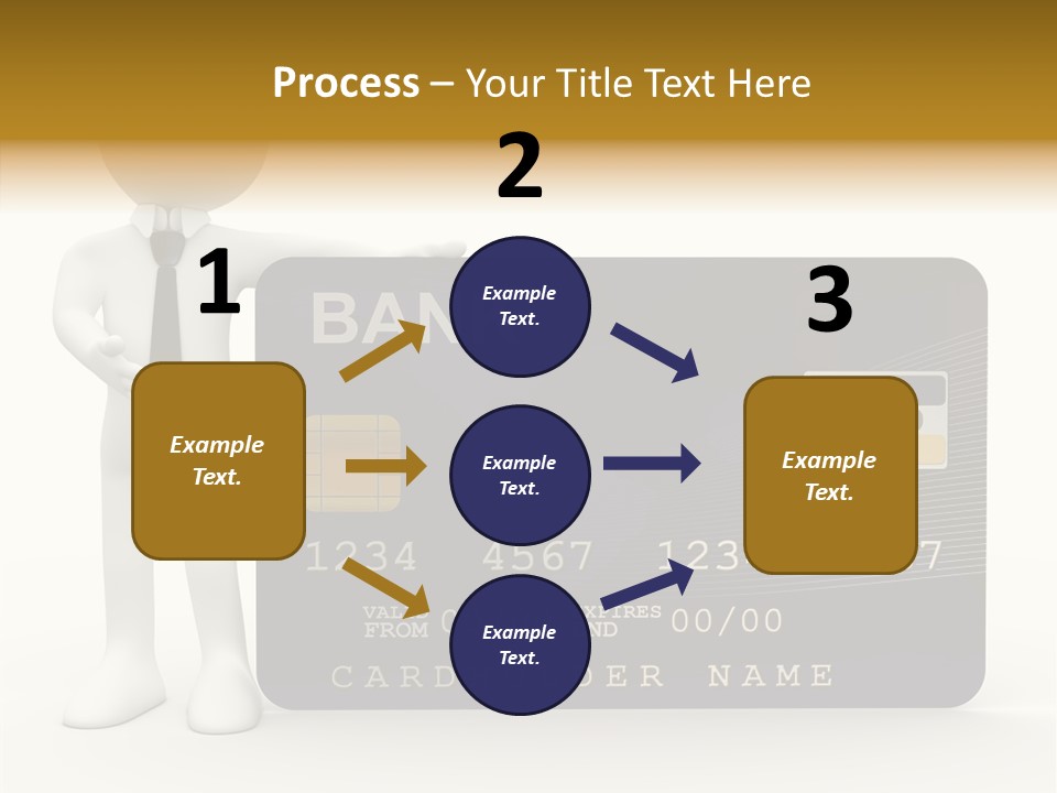 Elderly Caregiver Holding Hands PowerPoint Template