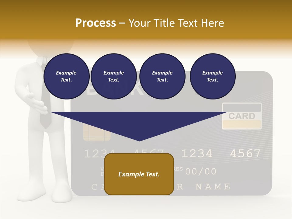 Elderly Caregiver Holding Hands PowerPoint Template