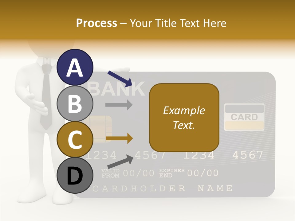 Elderly Caregiver Holding Hands PowerPoint Template