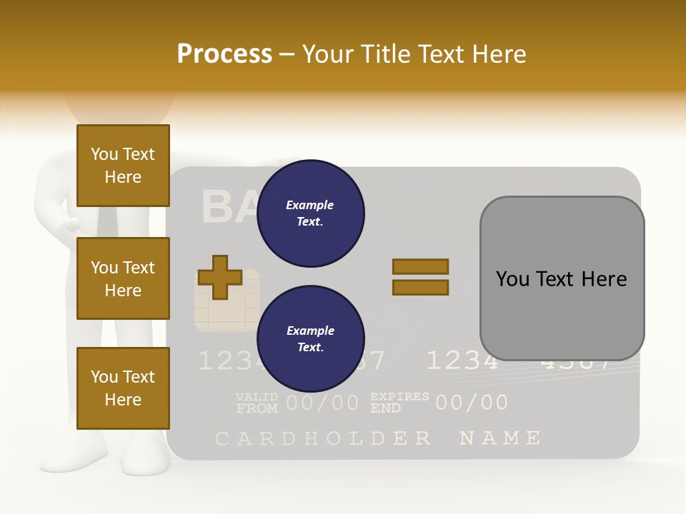 Elderly Caregiver Holding Hands PowerPoint Template