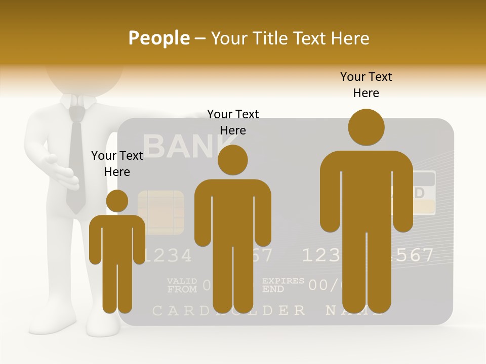 Elderly Caregiver Holding Hands PowerPoint Template