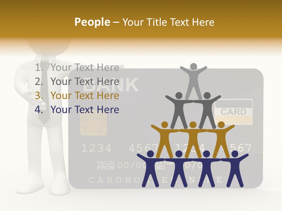 Elderly Caregiver Holding Hands PowerPoint Template