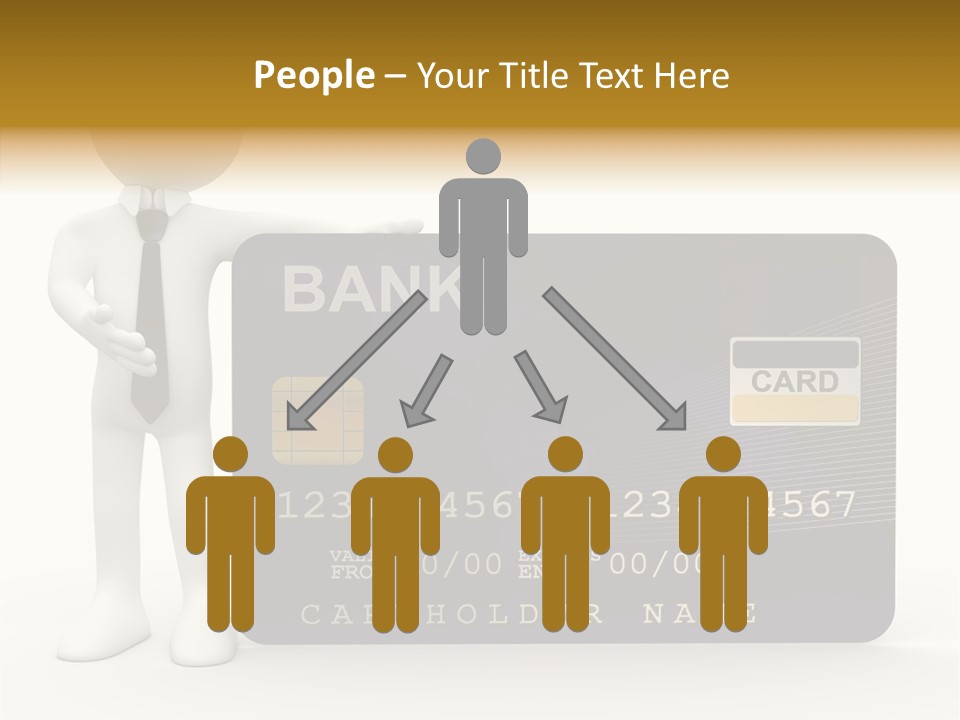 Elderly Caregiver Holding Hands PowerPoint Template