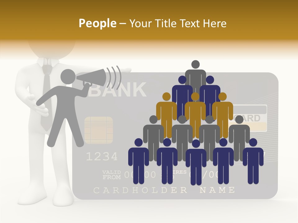 Elderly Caregiver Holding Hands PowerPoint Template