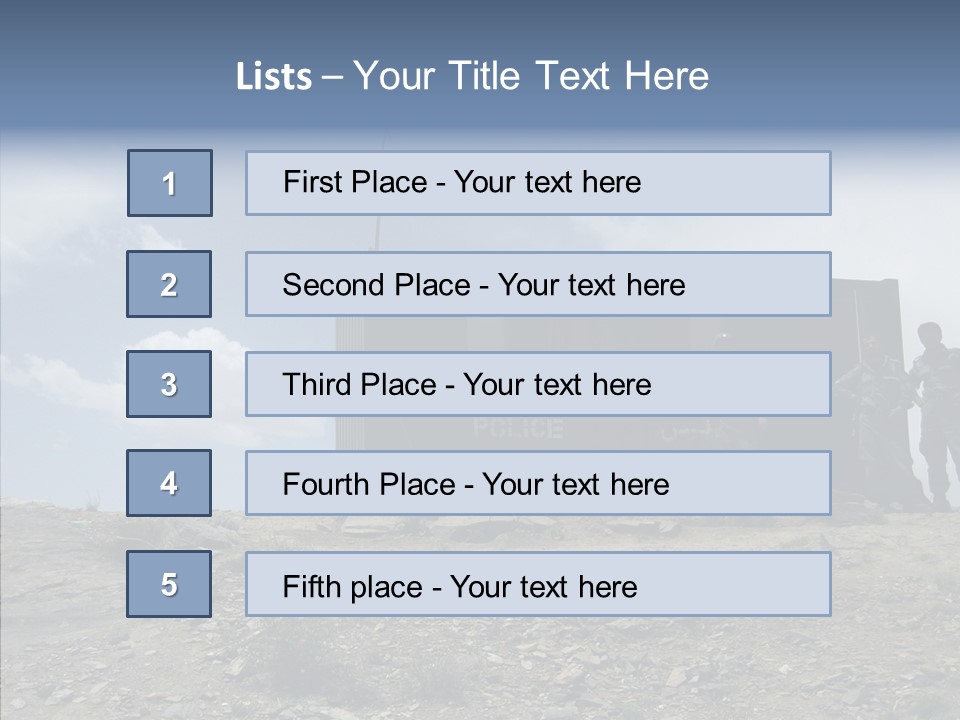 Hand Old Assist PowerPoint Template