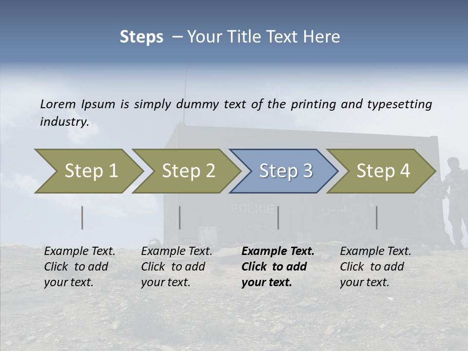 Hand Old Assist PowerPoint Template