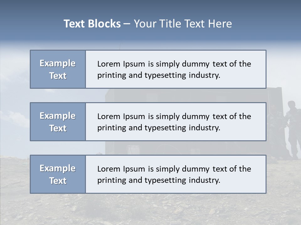Hand Old Assist PowerPoint Template