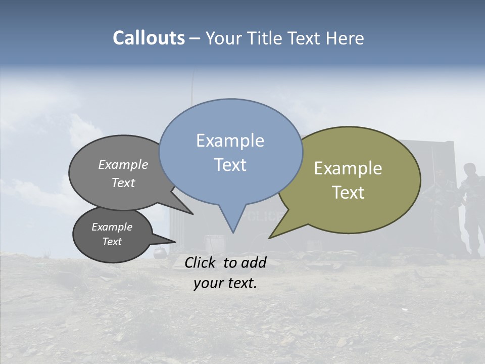 Hand Old Assist PowerPoint Template