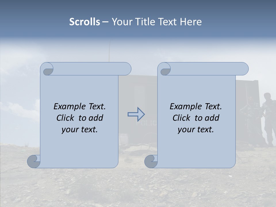 Hand Old Assist PowerPoint Template