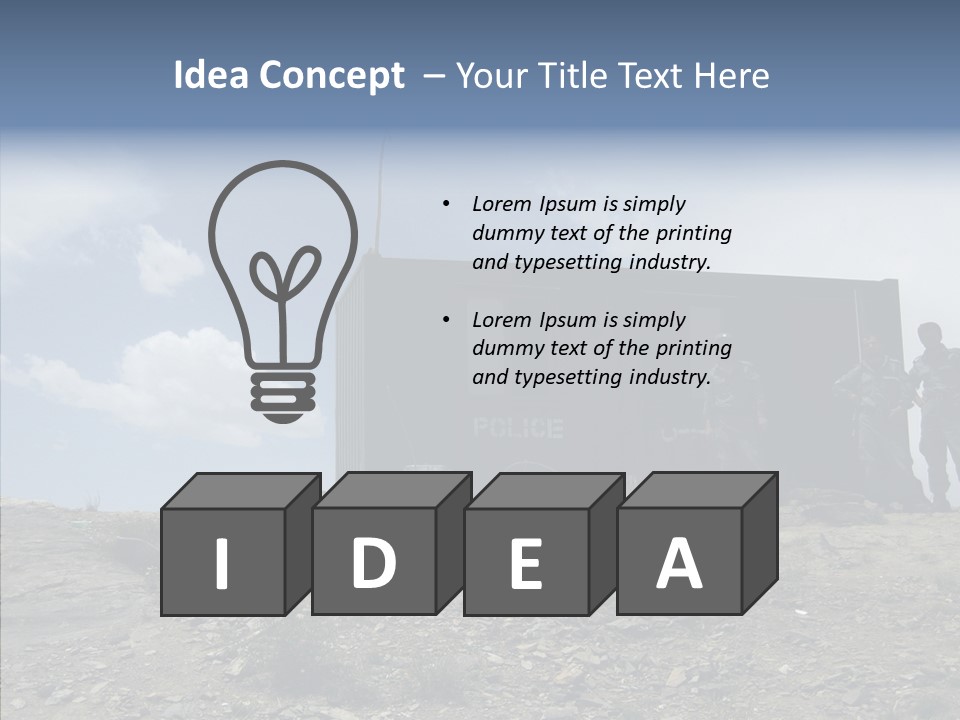 Hand Old Assist PowerPoint Template