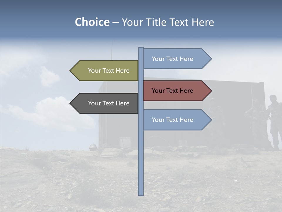 Hand Old Assist PowerPoint Template