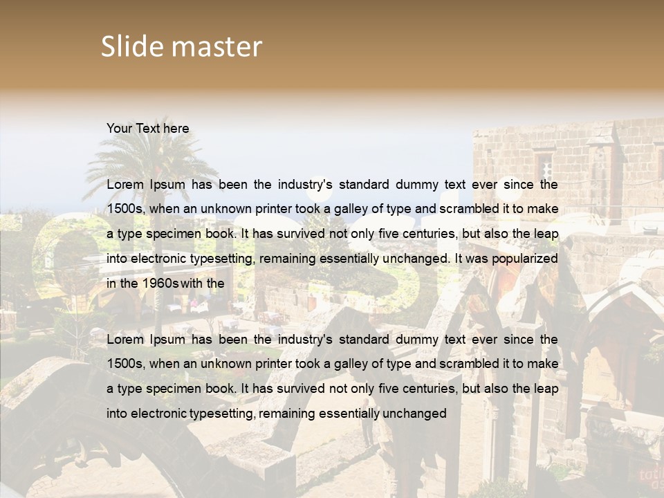 Hand Elder Two PowerPoint Template