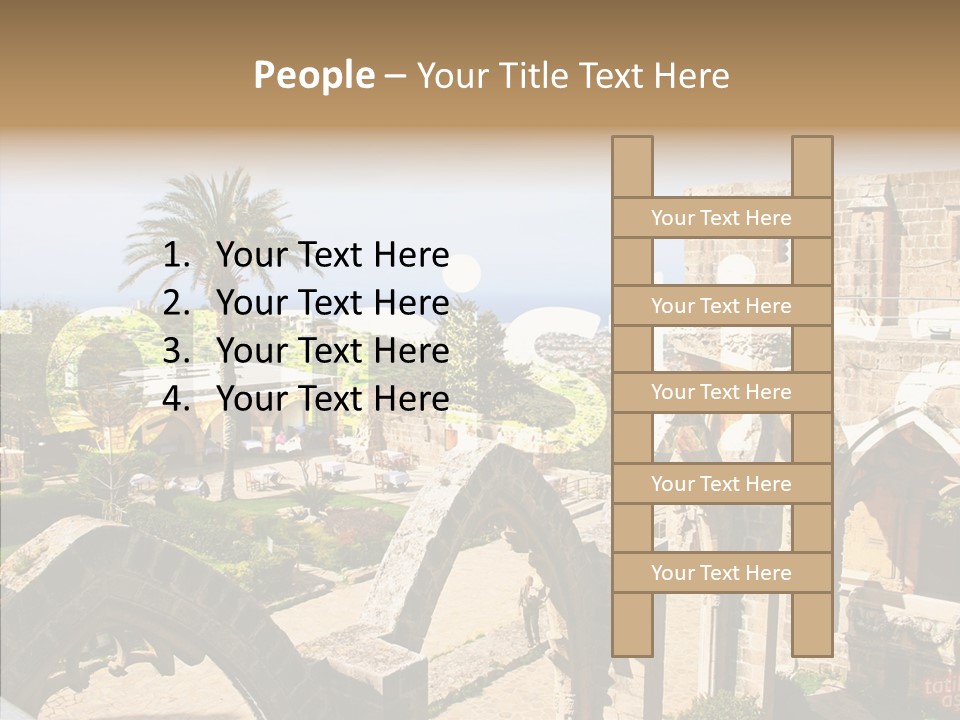 Hand Elder Two PowerPoint Template