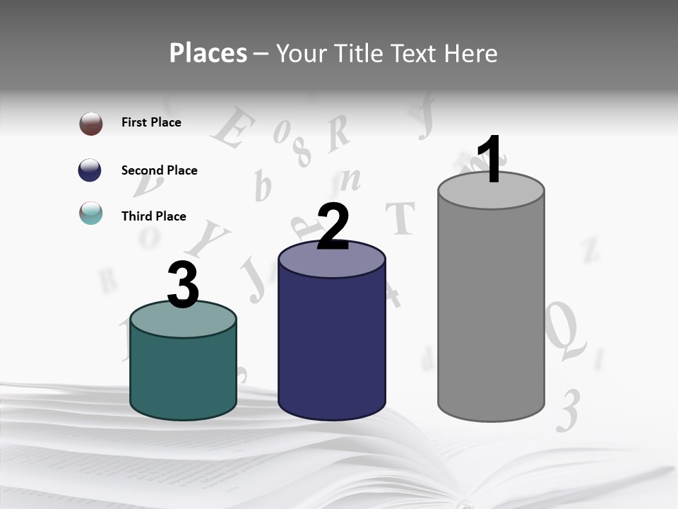 Elderly White Old PowerPoint Template