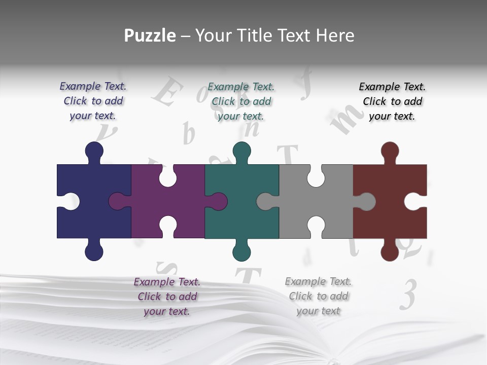 Elderly White Old PowerPoint Template