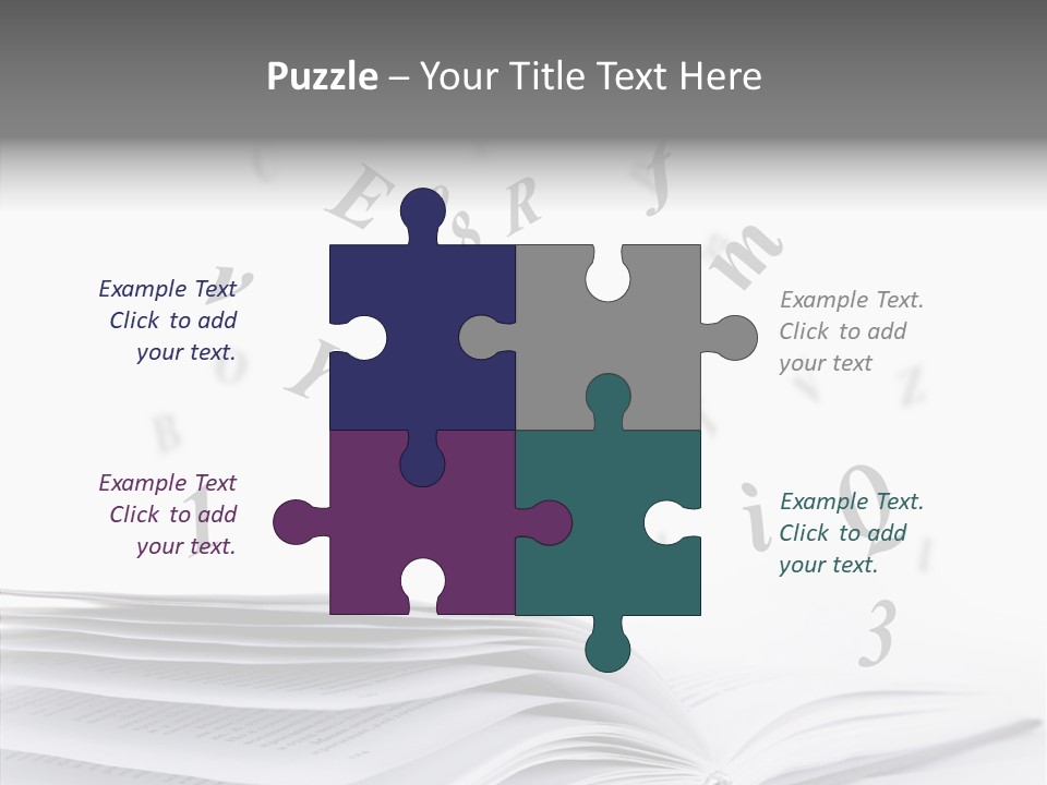 Elderly White Old PowerPoint Template