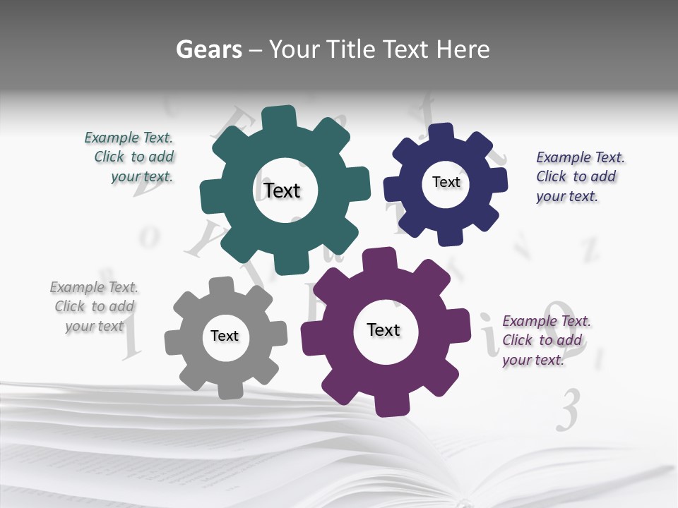 Elderly White Old PowerPoint Template