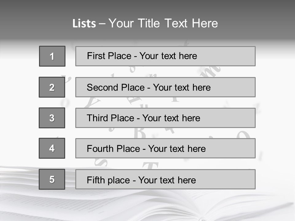 Elderly White Old PowerPoint Template