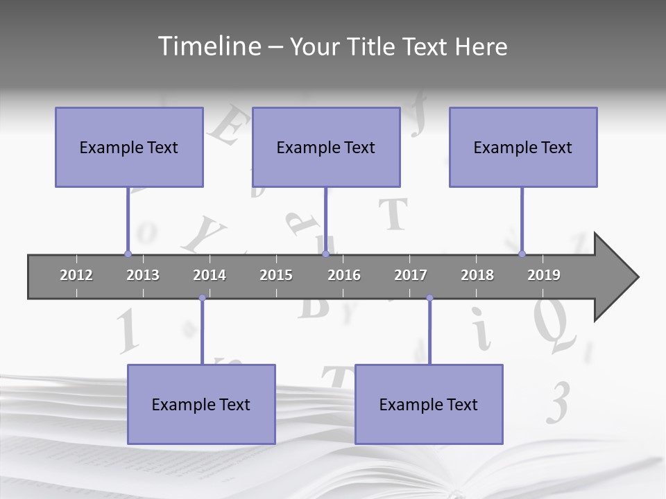 Elderly White Old PowerPoint Template