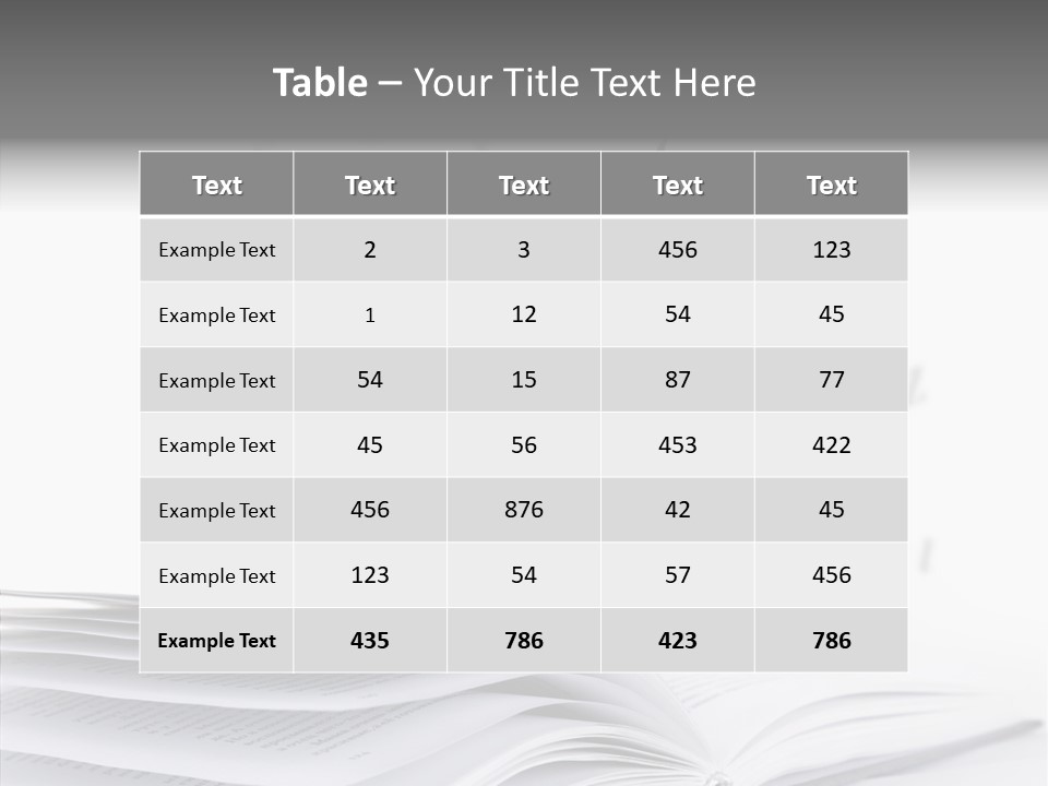 Elderly White Old PowerPoint Template