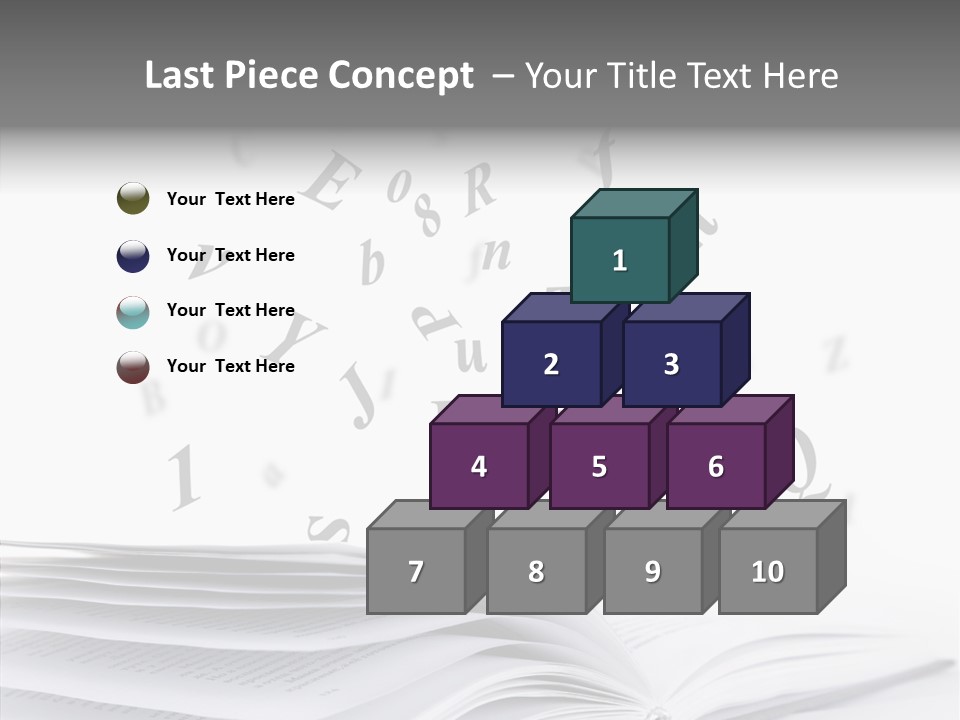 Elderly White Old PowerPoint Template