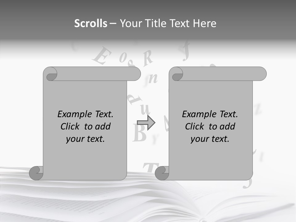 Elderly White Old PowerPoint Template