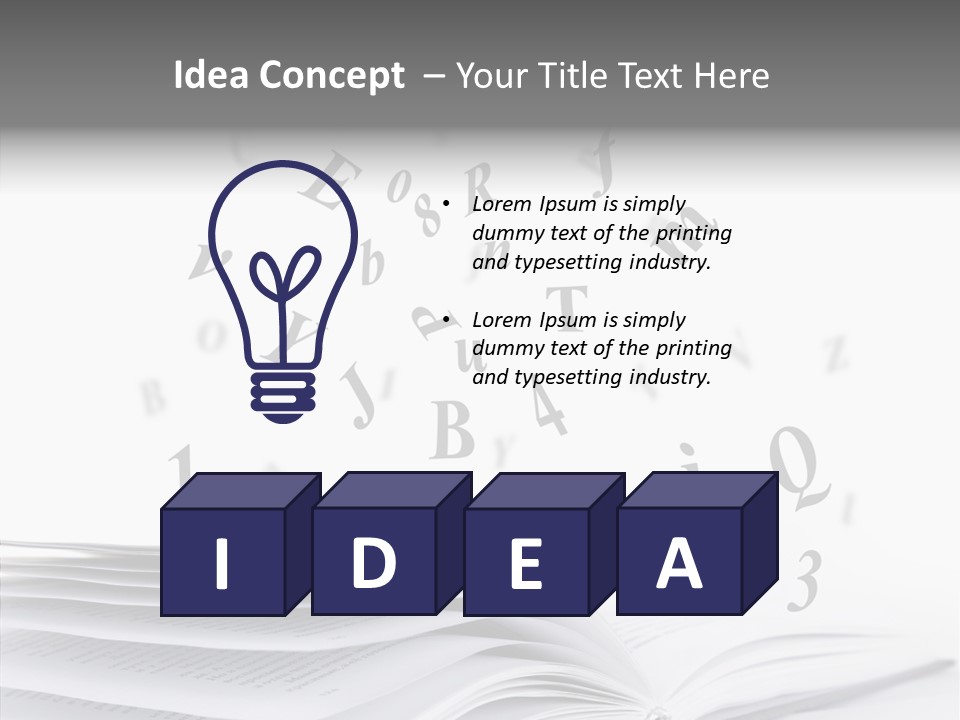 Elderly White Old PowerPoint Template