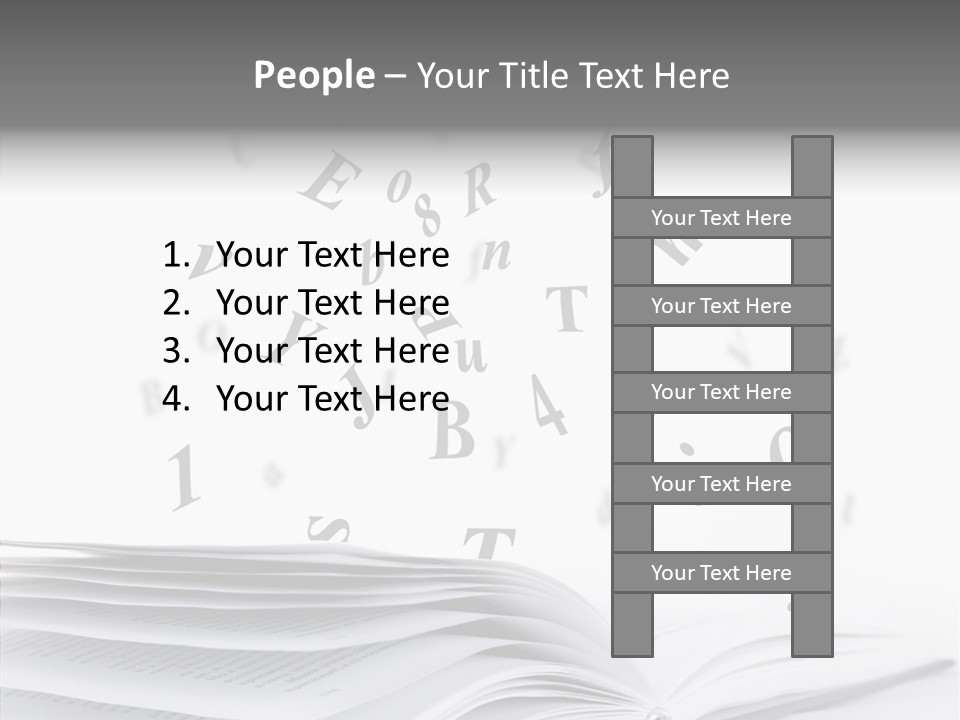 Elderly White Old PowerPoint Template