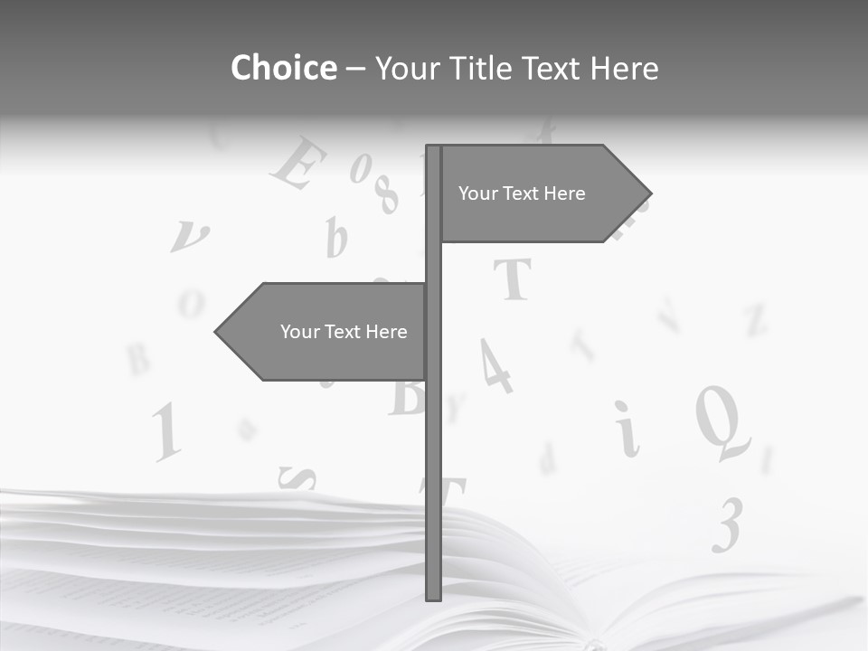 Elderly White Old PowerPoint Template