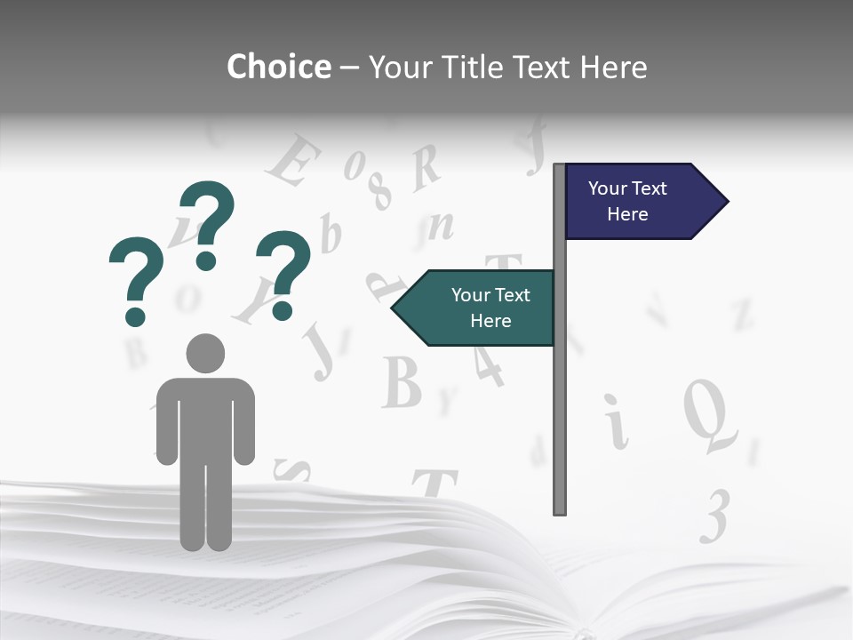 Elderly White Old PowerPoint Template