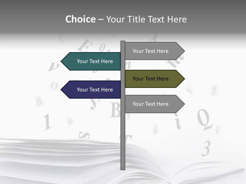 Elderly White Old PowerPoint Template