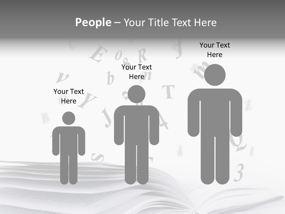 Elderly White Old PowerPoint Template