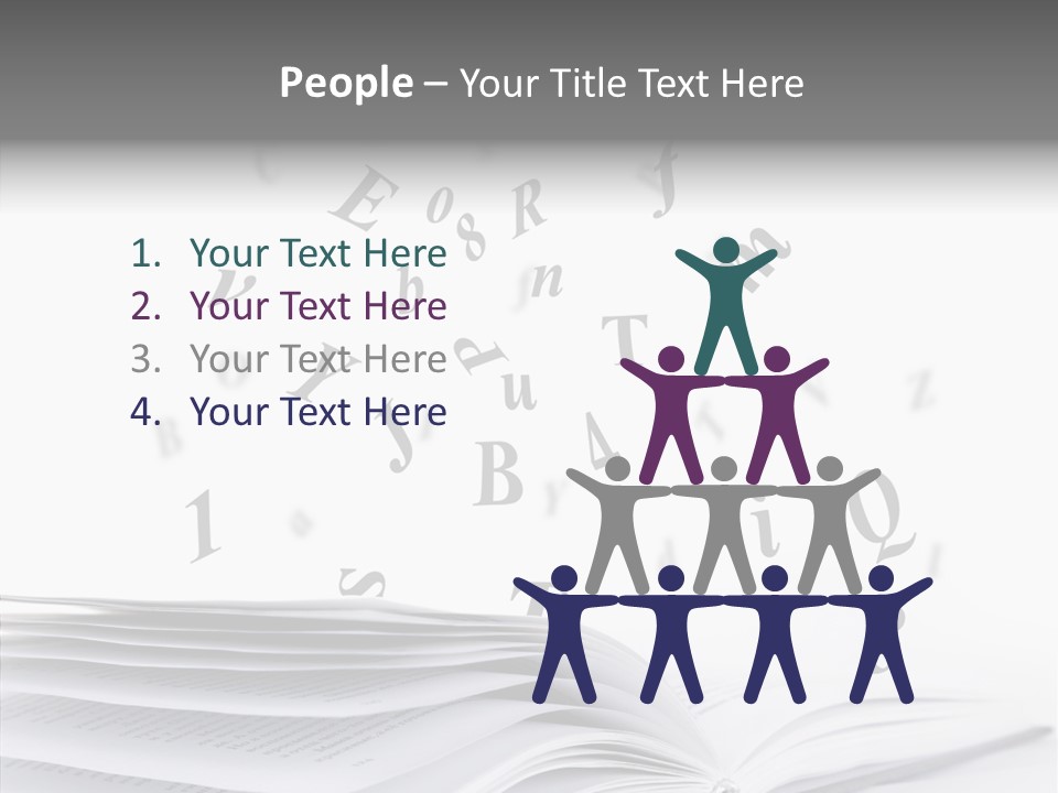 Elderly White Old PowerPoint Template