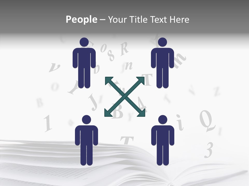 Elderly White Old PowerPoint Template