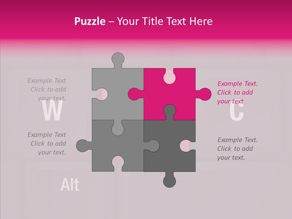 Adult Grandmother Holding Hands PowerPoint Template