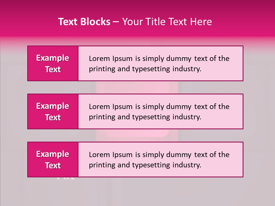 Adult Grandmother Holding Hands PowerPoint Template