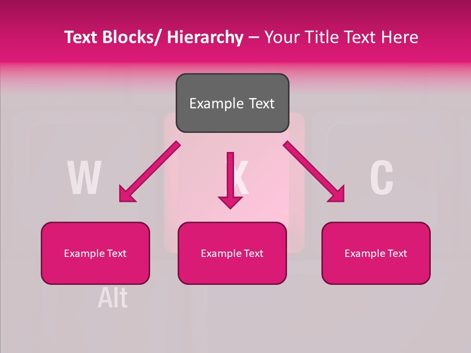 Adult Grandmother Holding Hands PowerPoint Template