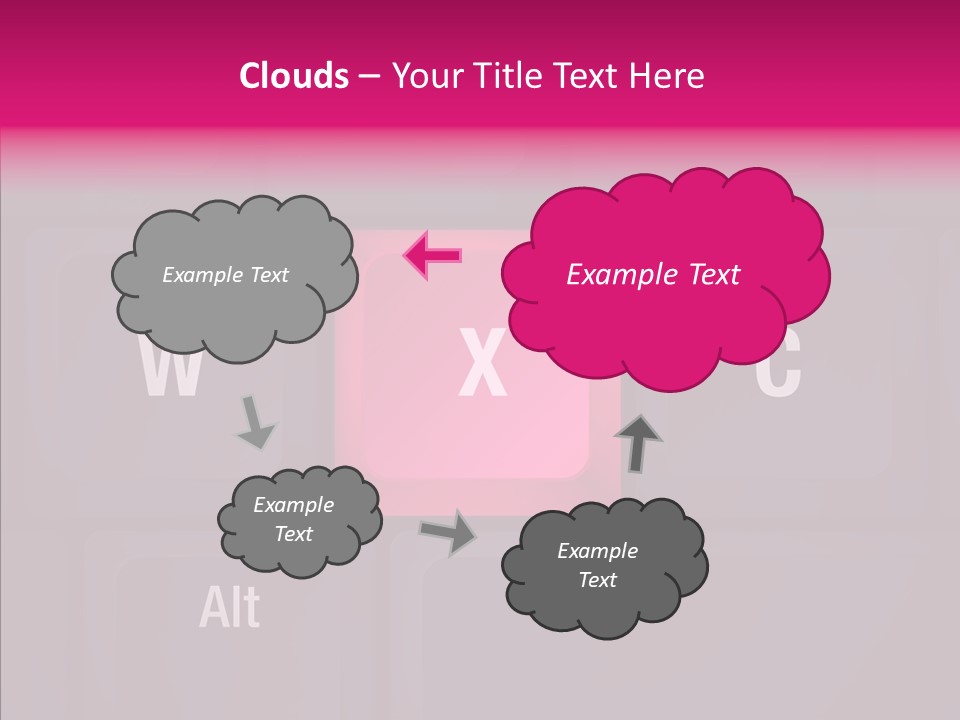 Adult Grandmother Holding Hands PowerPoint Template