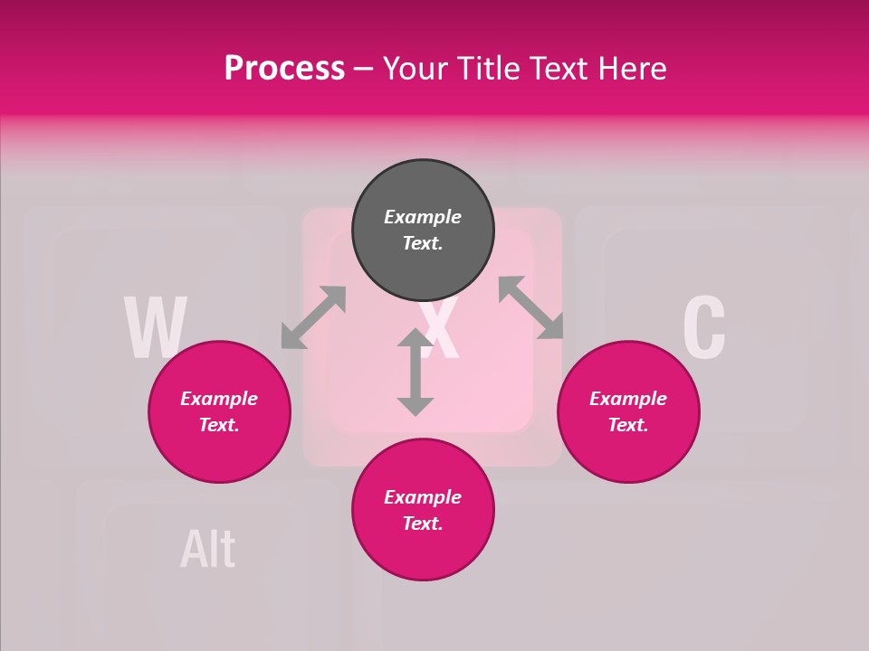 Adult Grandmother Holding Hands PowerPoint Template