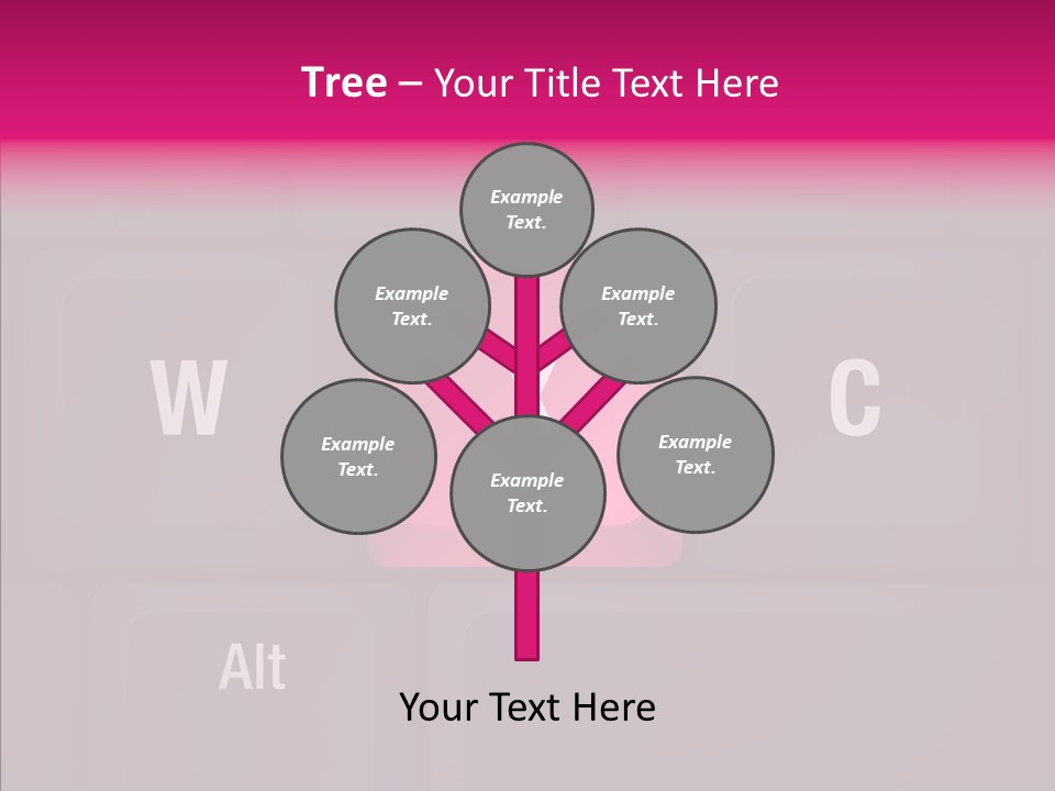 Adult Grandmother Holding Hands PowerPoint Template