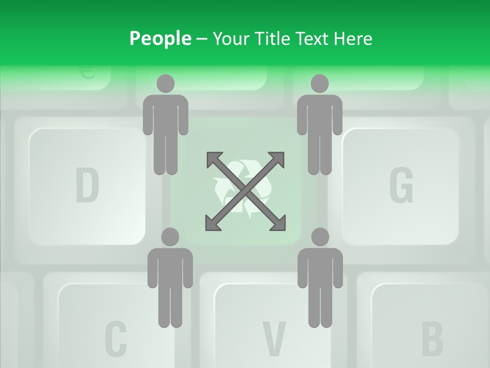 White Background Sharing Help PowerPoint Template