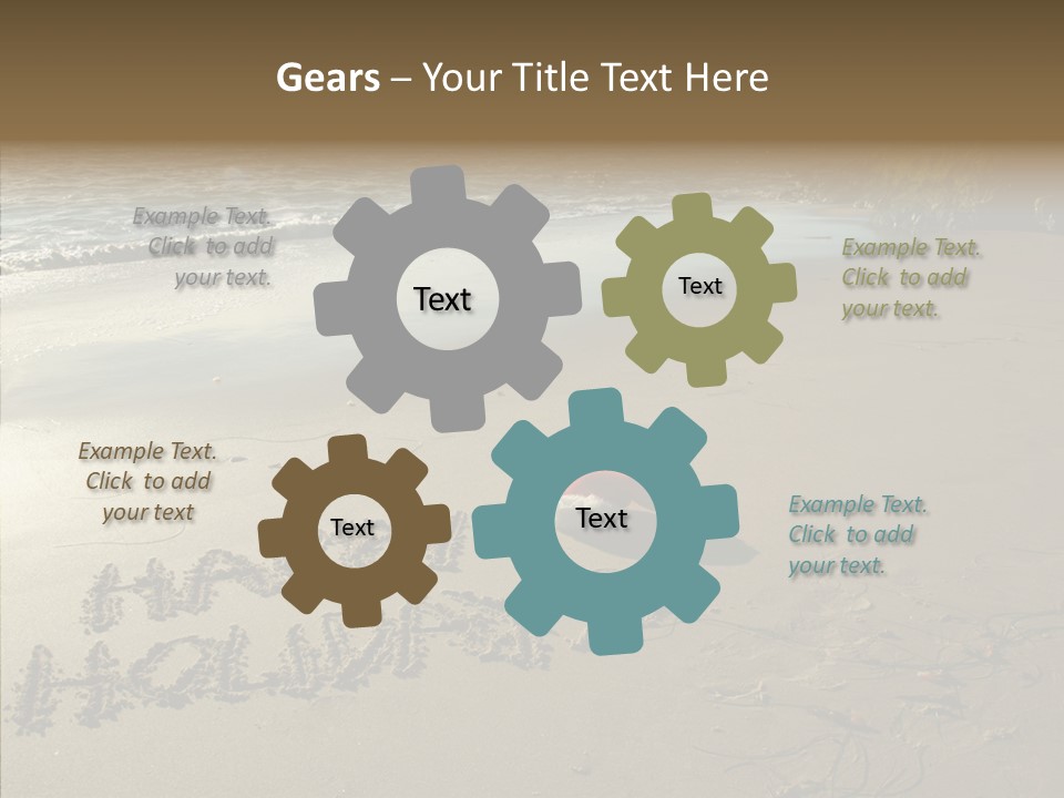 Finger Women Hold PowerPoint Template