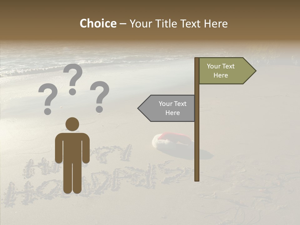 Finger Women Hold PowerPoint Template