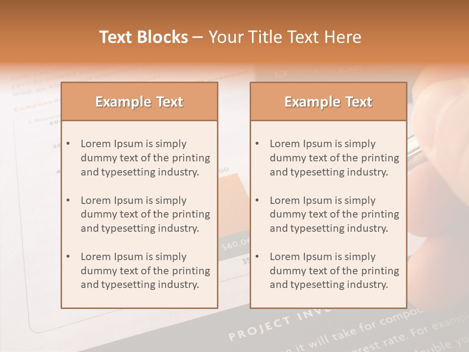 Togetherness Assist Two PowerPoint Template