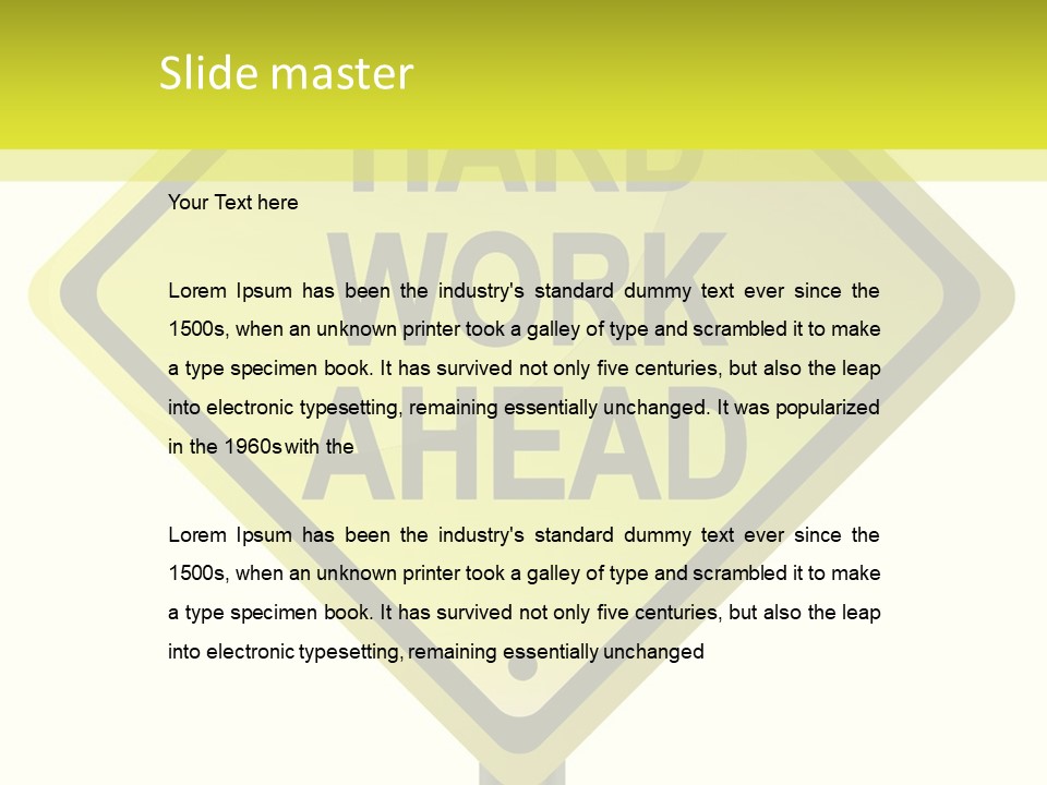 Hand Human Two PowerPoint Template