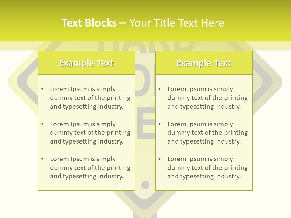 Hand Human Two PowerPoint Template