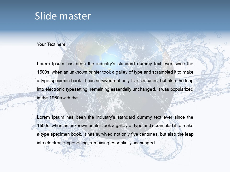 Adult Women Close Up PowerPoint Template